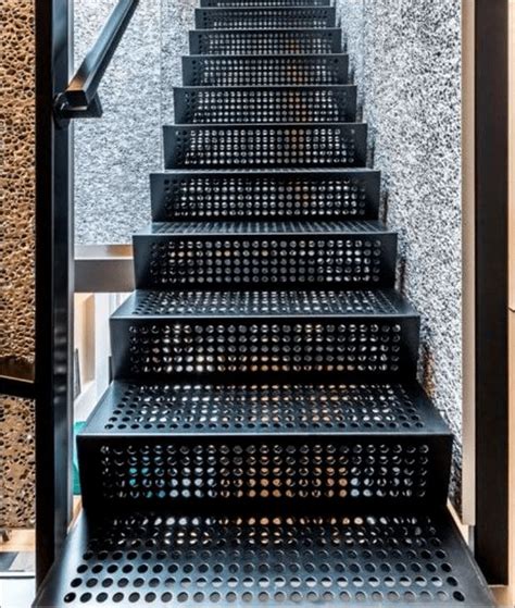 perforated metal stair treads